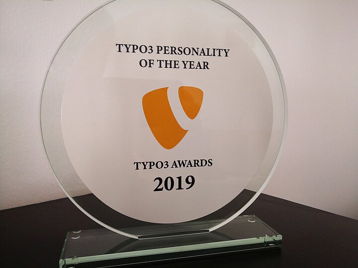 TYPO3 Personality of the year award for our CEO